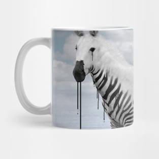 Melting zebra Mug